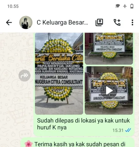 Pengiriman Papan Bunga Duka Pabuaran Cibinong