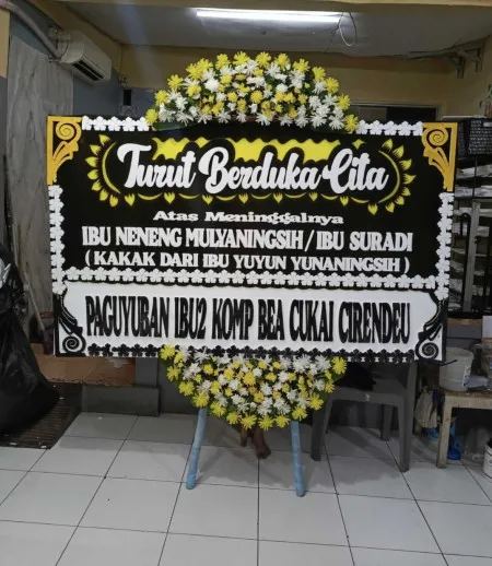 Papan Bunga Duka Pabuaran Cibinong